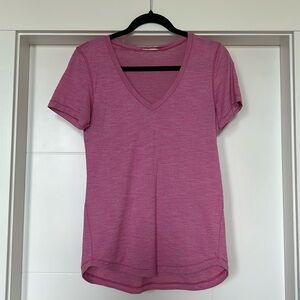 LULULEMON | Hot pink Vneck Tee | 4